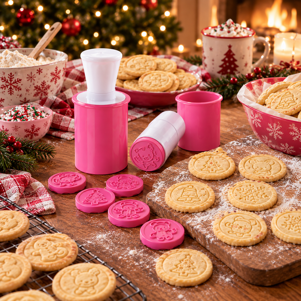 6-Piece Baking Christmas Cookie Cutter Set