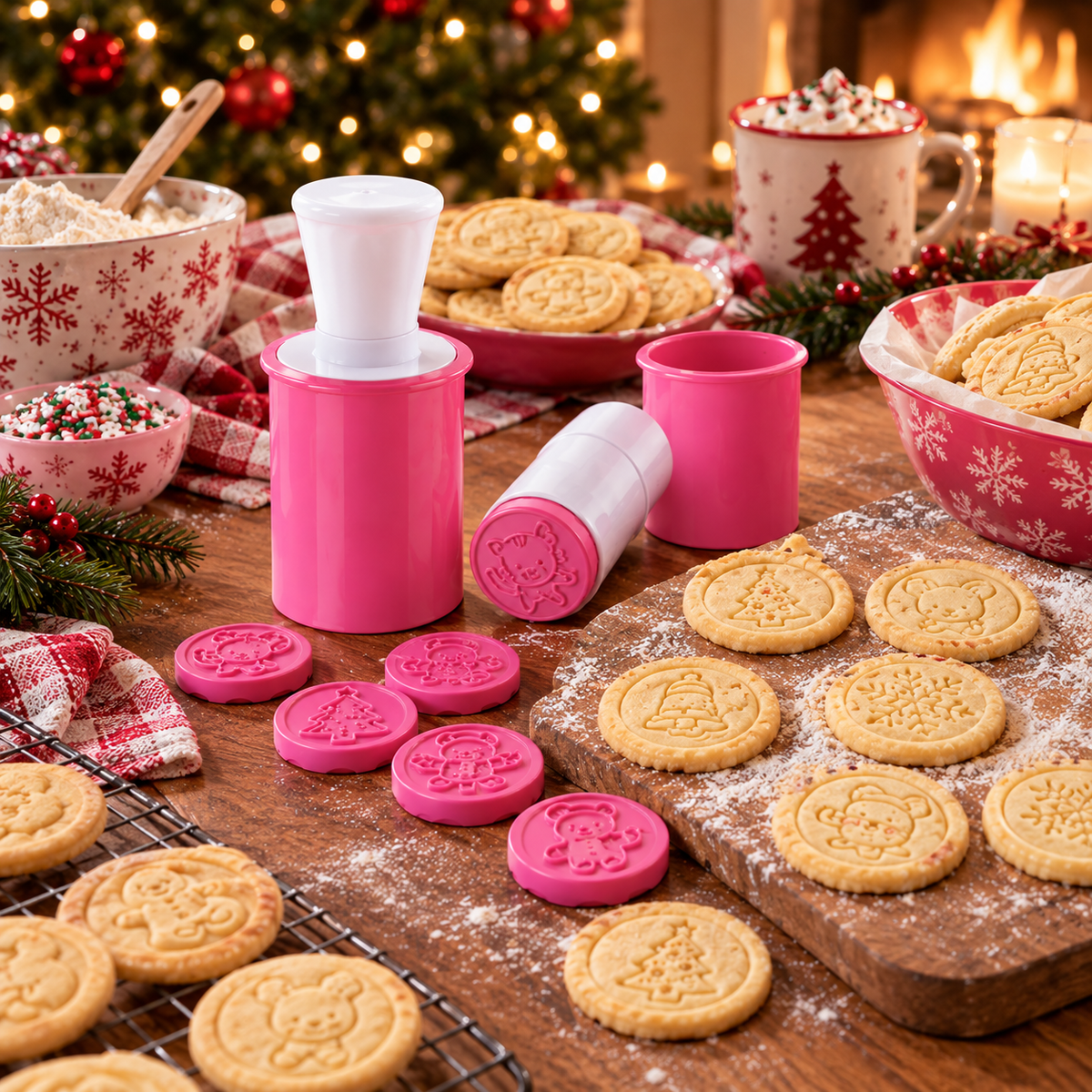 6-Piece Baking Christmas Cookie Cutter Set