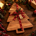 Acacia Wood Christmas Charcuterie Board